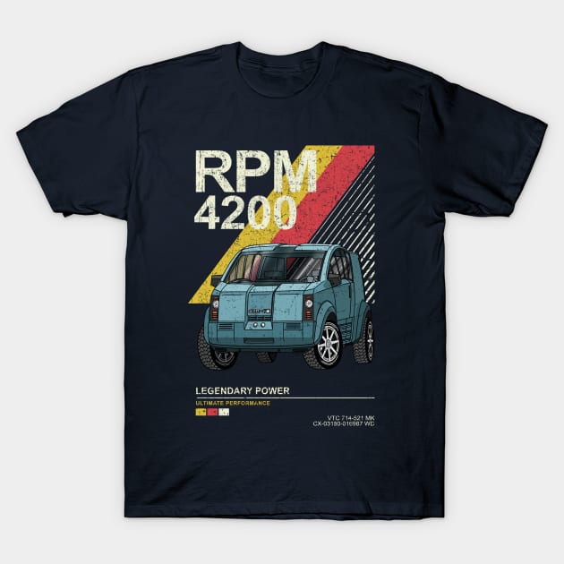 Isuzu Zen Minivan Concept T-Shirt by Guyvit